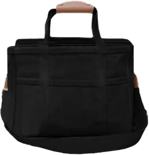 Canvas Tote With Multi Pockets for Women - Handbag, Mommy Bag, Casual Shoulder Crossbody With Compartments