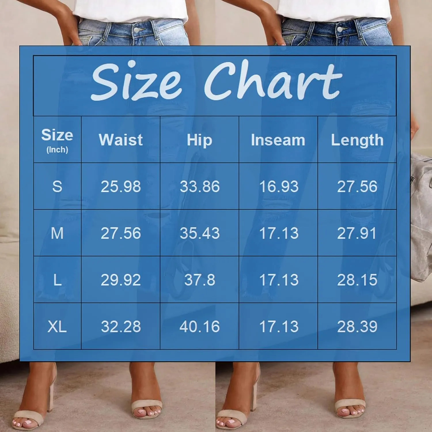 Capri Jeans for Women Stretch High Waisted Distressed Denim Capris Light Wash Ripped Skinny Cropped Jeans Streetwear