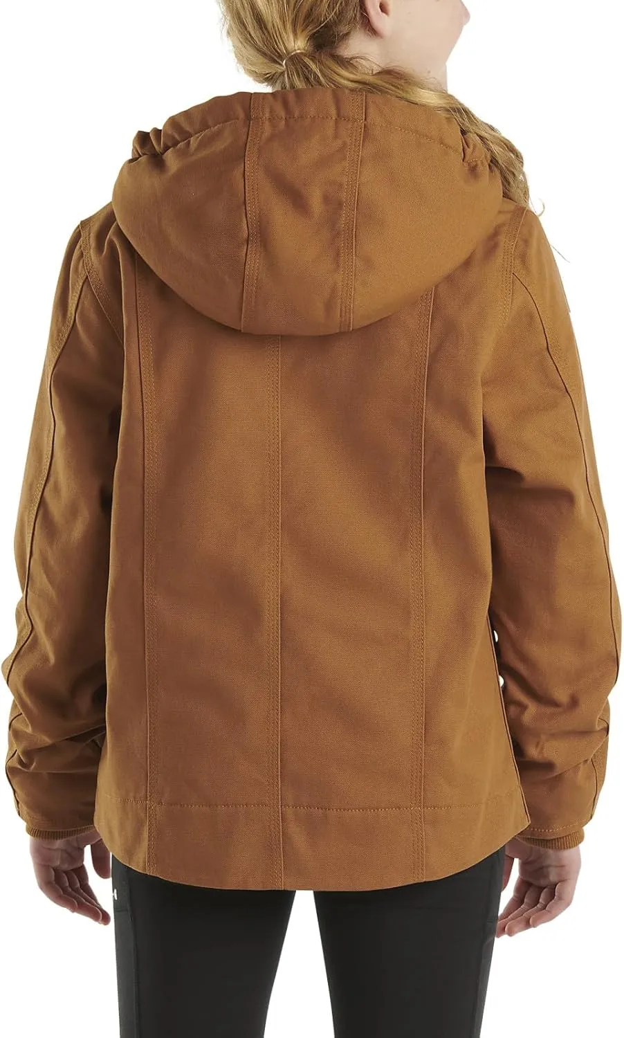 Carhartt Kid's CP9547 Canvas Insulated Hooded Jacket - Girls