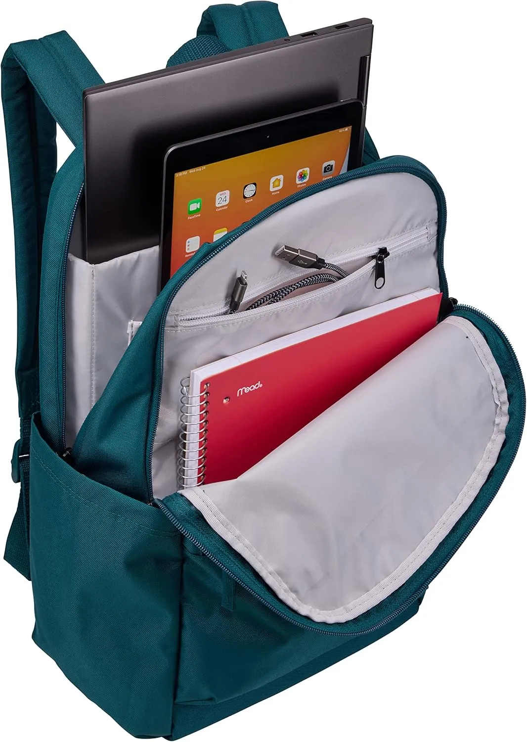 Case Logic Uplink Recycled Backpack, Deep Teal