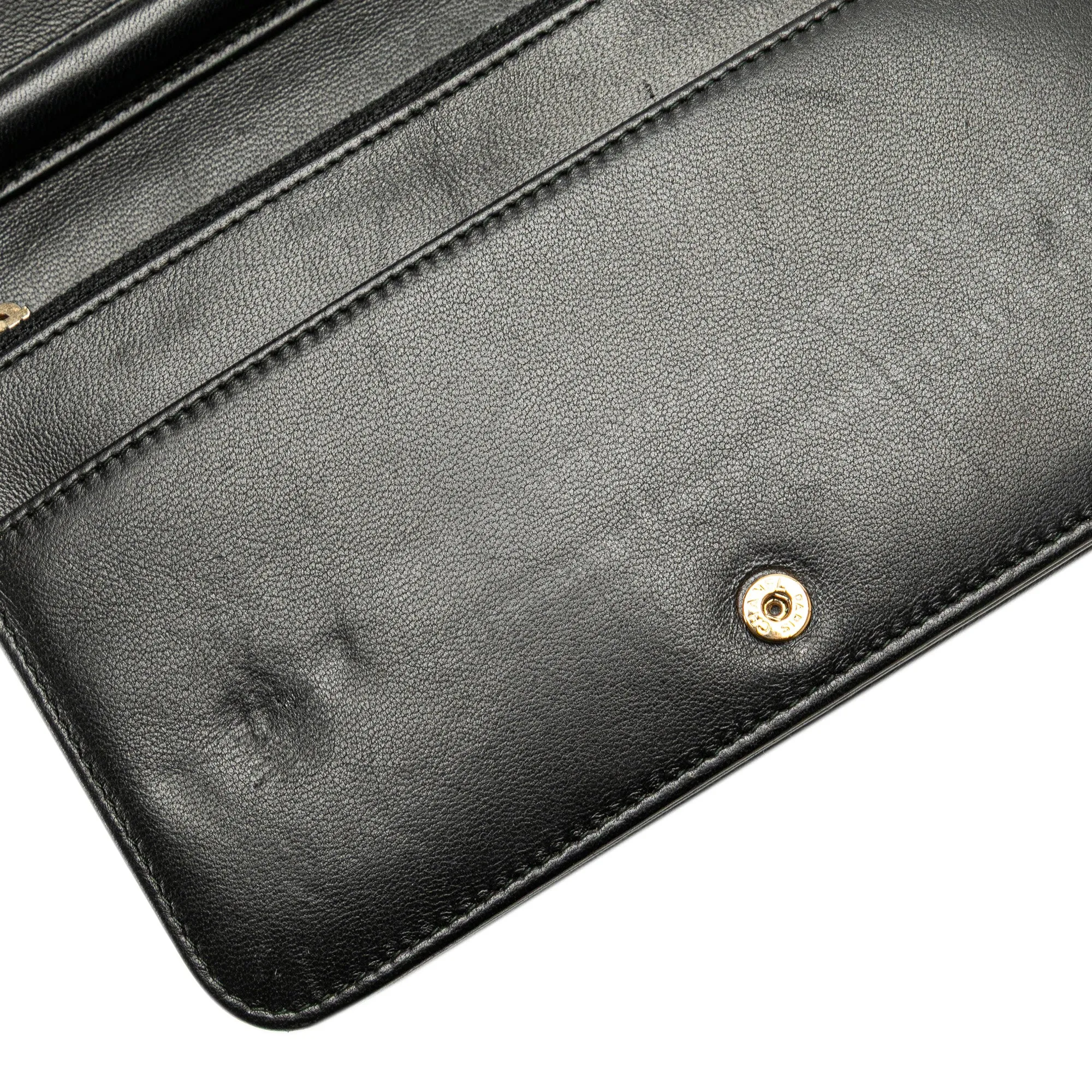 CC Studded Lambskin Wallet on Chain