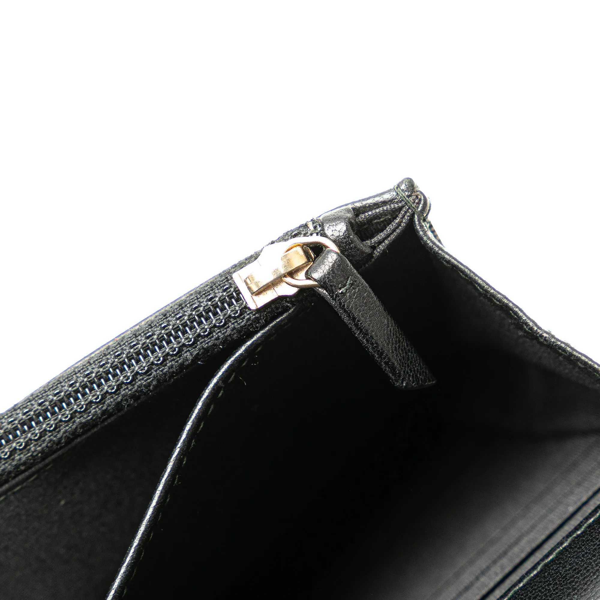 CC Studded Lambskin Wallet on Chain