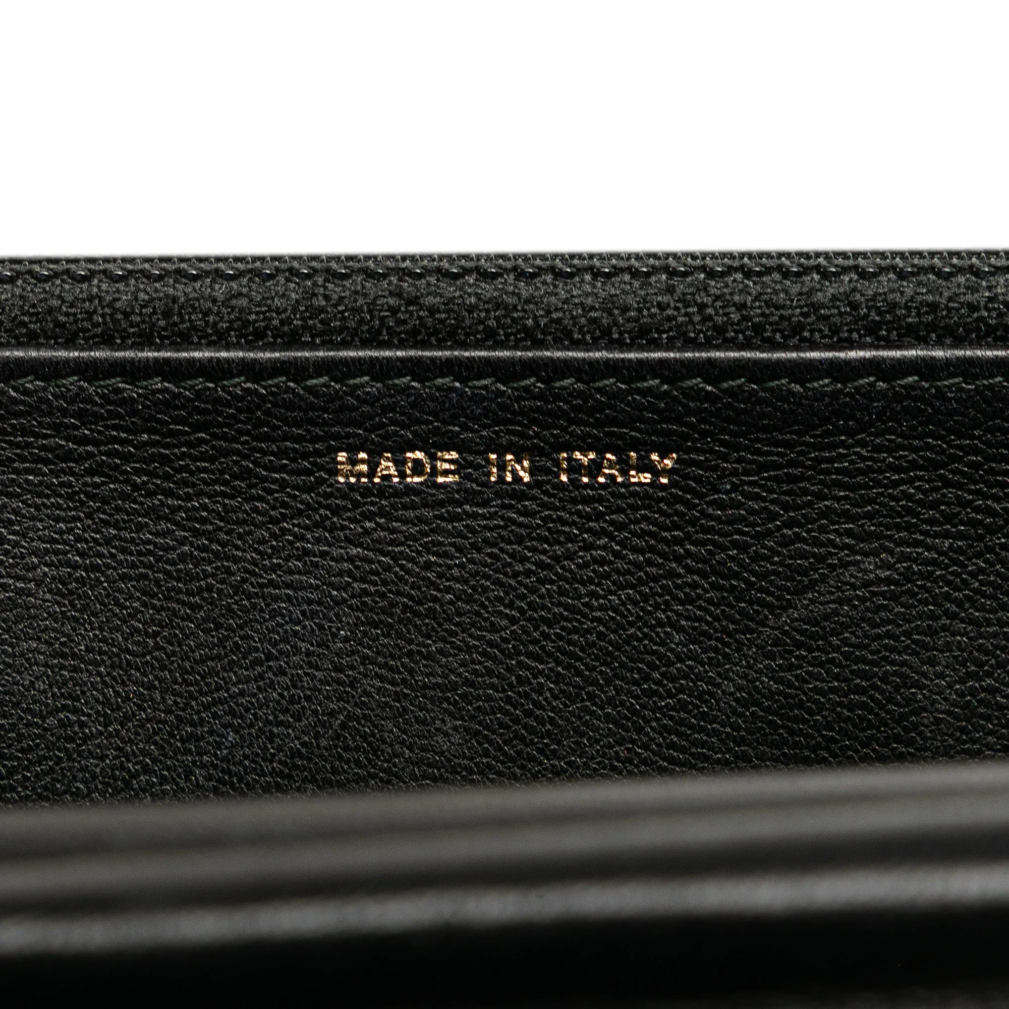 CC Studded Lambskin Wallet on Chain
