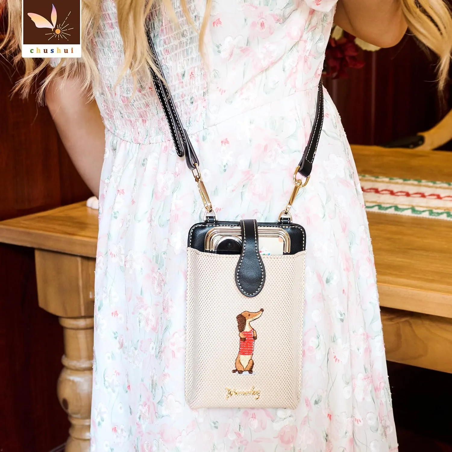 Cell Phone Purse,Small Crossbody Bag for Women,Cute Leather Handbag with Adjustable Strap for Travel Work Daily