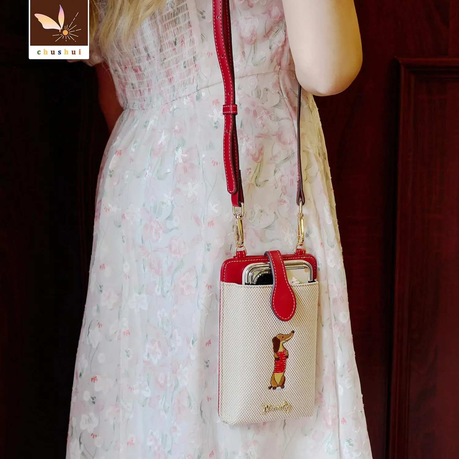 Cell Phone Purse,Small Crossbody Bag for Women,Cute Leather Handbag with Adjustable Strap for Travel Work Daily