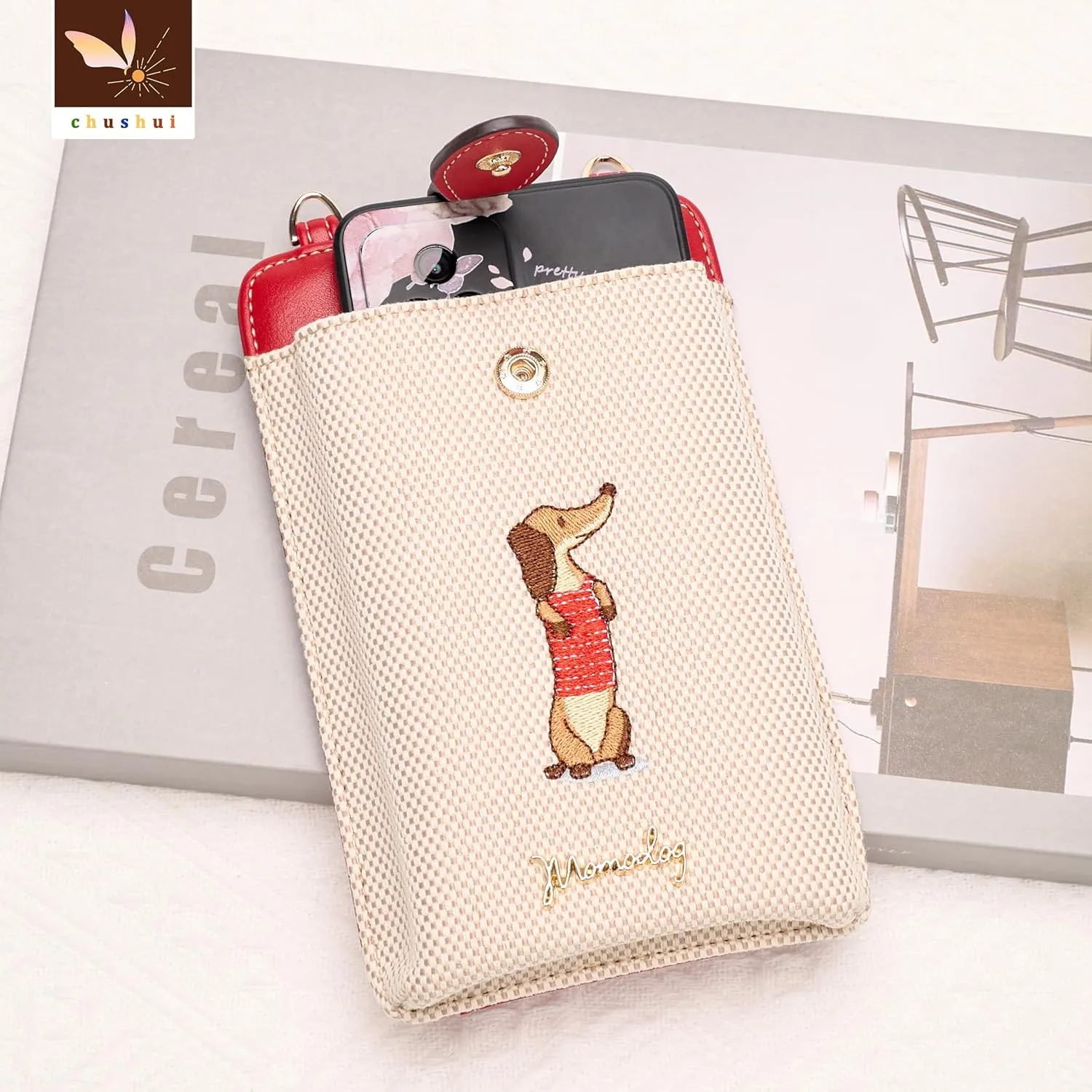 Cell Phone Purse,Small Crossbody Bag for Women,Cute Leather Handbag with Adjustable Strap for Travel Work Daily