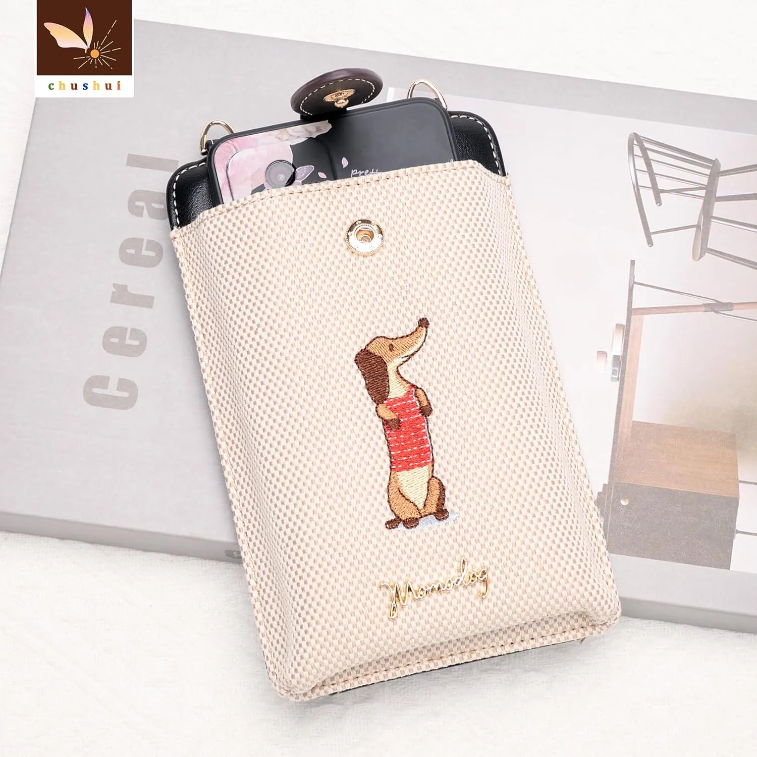 Cell Phone Purse,Small Crossbody Bag for Women,Cute Leather Handbag with Adjustable Strap for Travel Work Daily