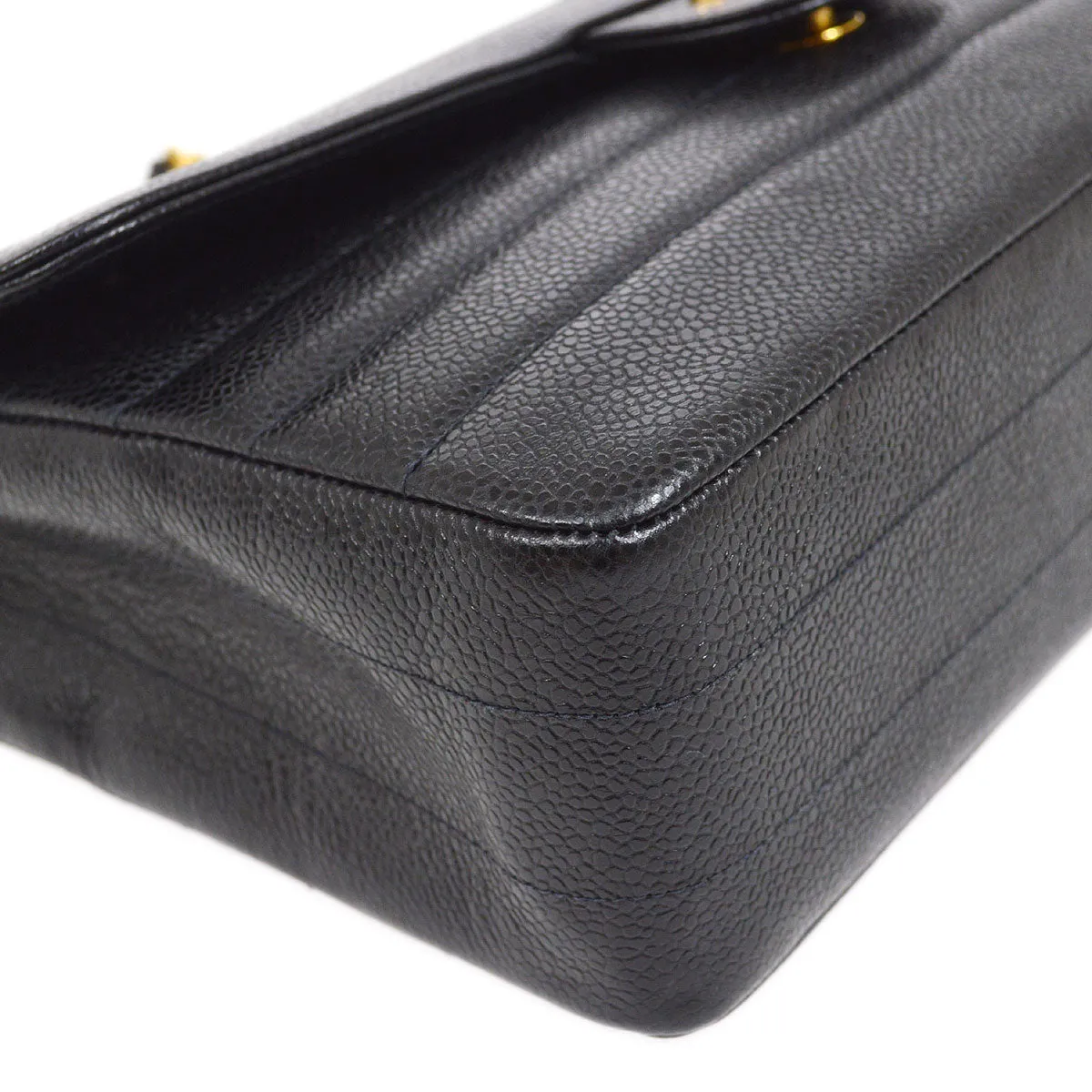 CHANEL 1994-1996 Large Horizontal Classic Single Flap 24842