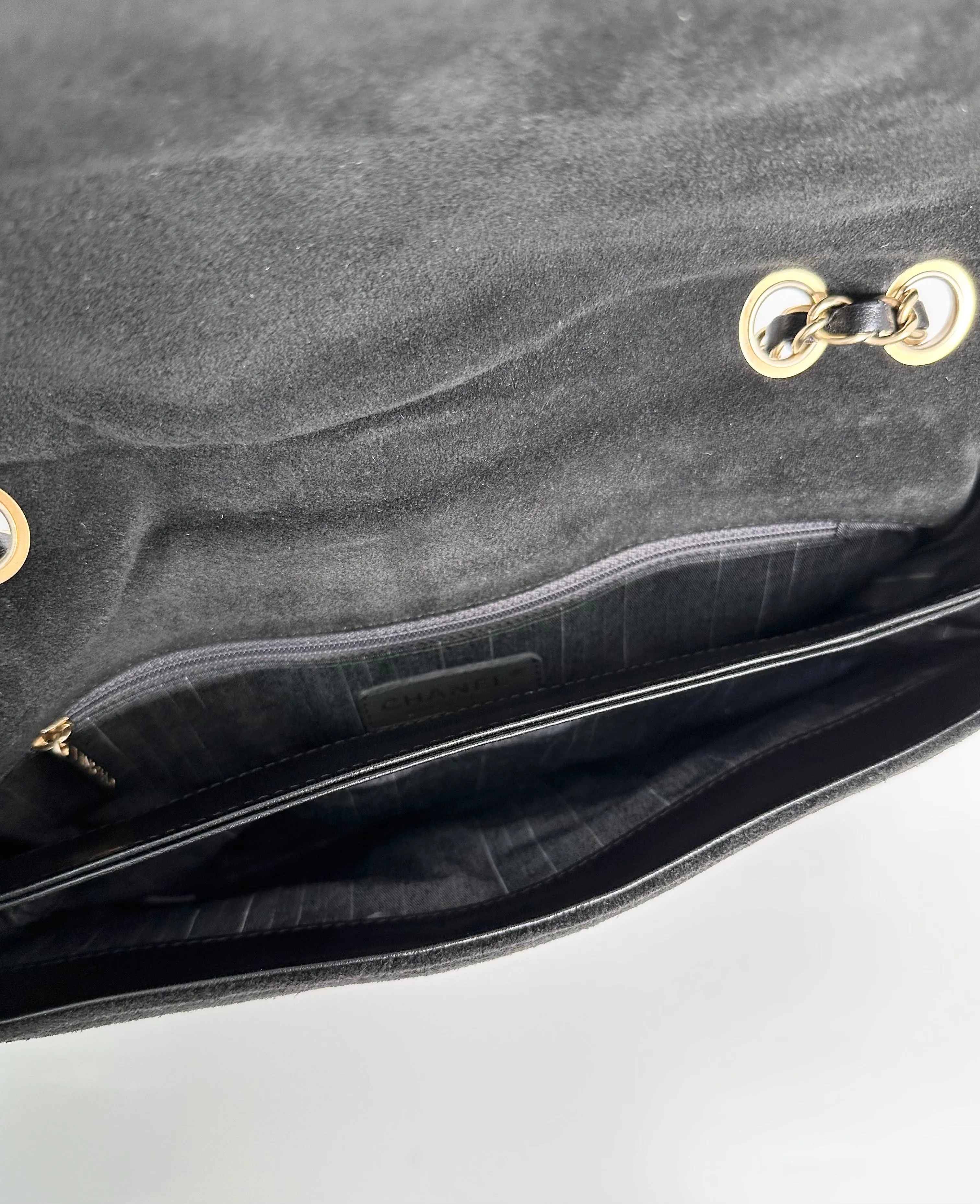 CHANEL Black Union Jack Reissue Flap Bag