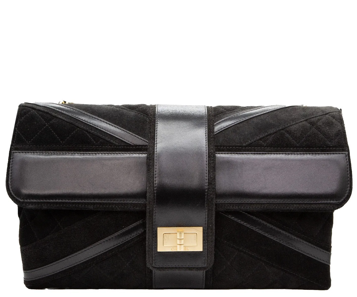 CHANEL Black Union Jack Reissue Flap Bag