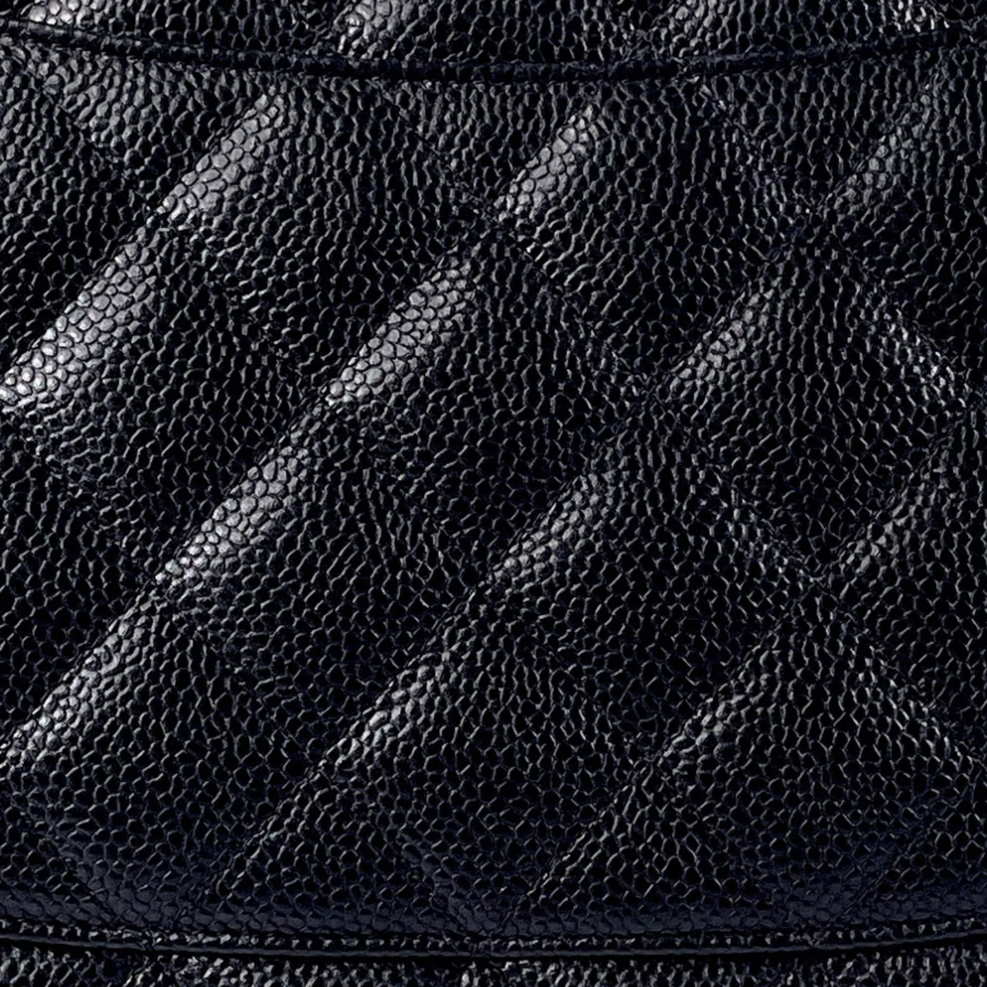 CHANEL Jumbo Classic Caviar Double Flap Shoulder Bag