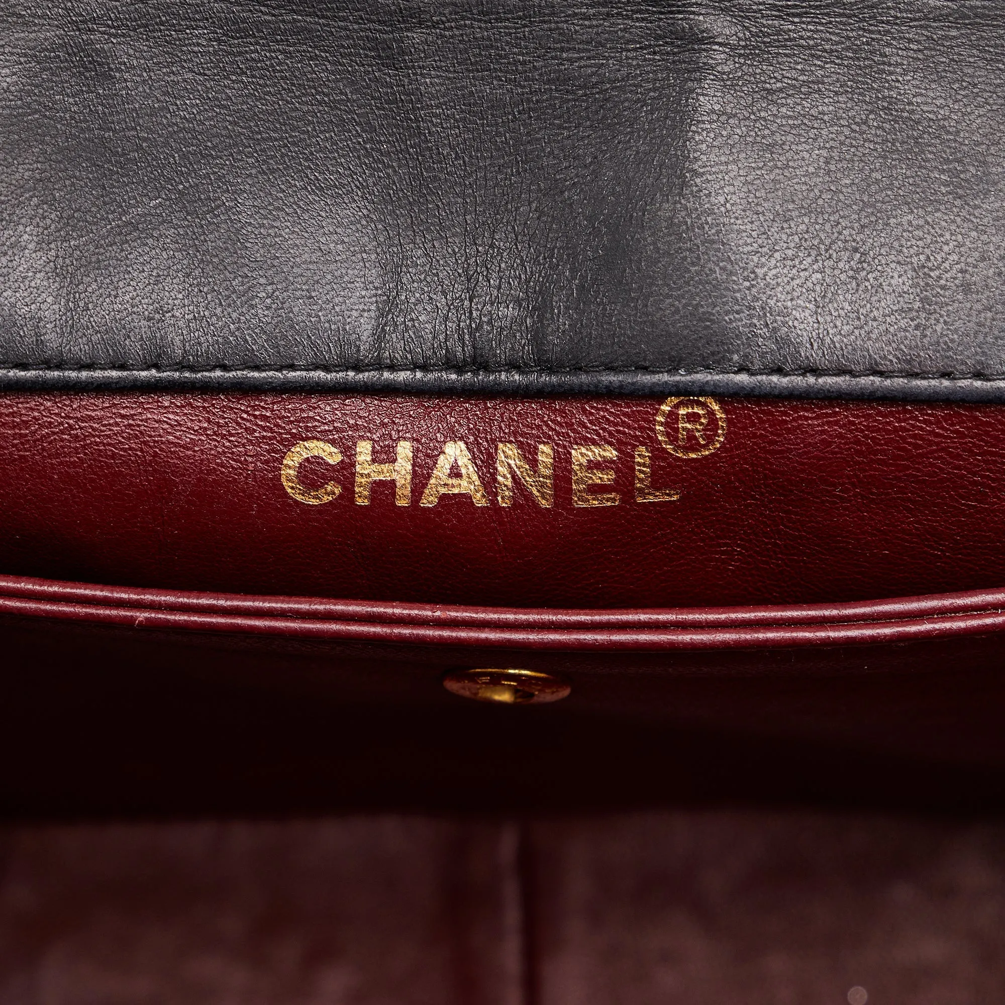 CHANEL Small Quilted Lambskin Single Flap Shoulder Bag