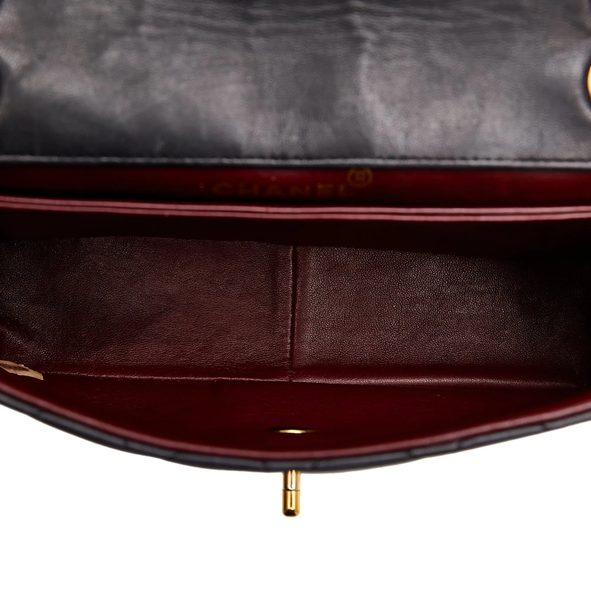 CHANEL Small Quilted Lambskin Single Flap Shoulder Bag