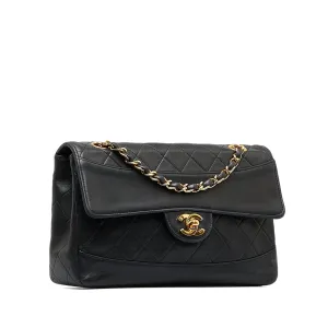 CHANEL Small Quilted Lambskin Single Flap Shoulder Bag