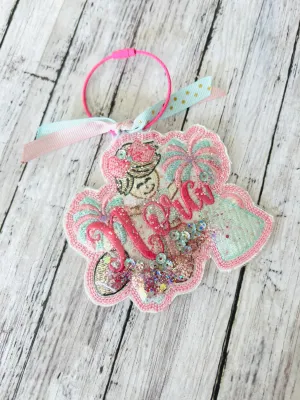 Cheerleader Bag Tag Shaker