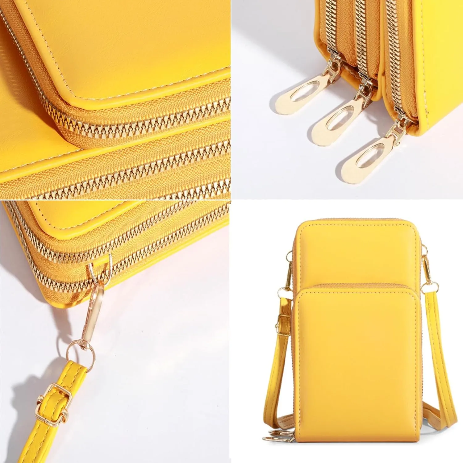 Cherishion Leather Small Cross body Bag, Cherishion Mini Messenger Shoulder Handbag, Fashion Pure Color Mini Cross body Bag