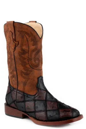 Children's Roper Bird Blocks Western Boot #09-018-1900-3622