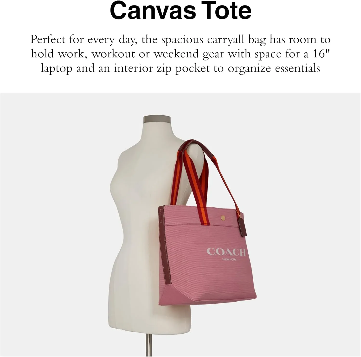 Coach Canvas Tote