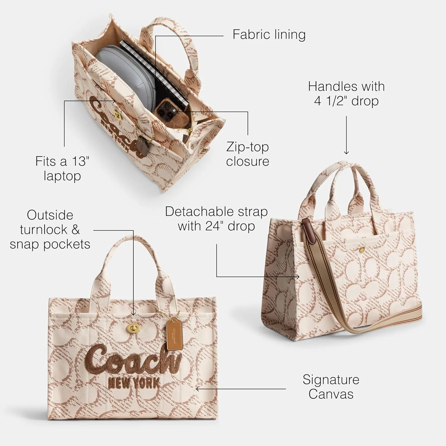 Coach Cargo Tote