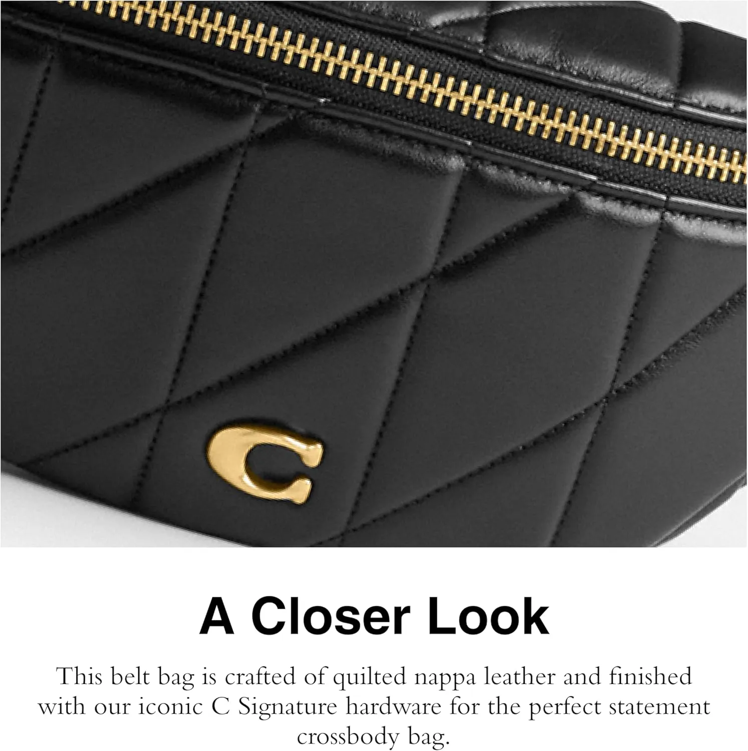 Coach Essential Belt Bag, Black