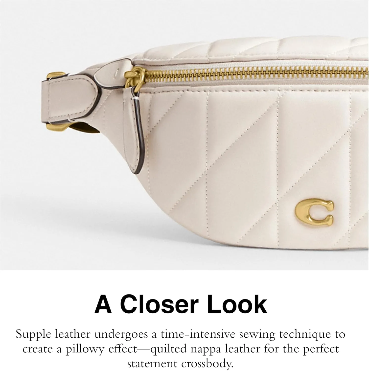 Coach Essential Belt Bag, Chalk