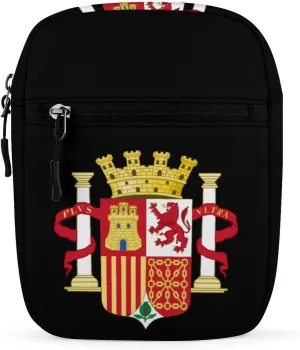 Coat of Arms of Spain Cute Crossbody Bags Small Sling Purse Travel Shoulder Bag with Adjustable Strap for Men Women