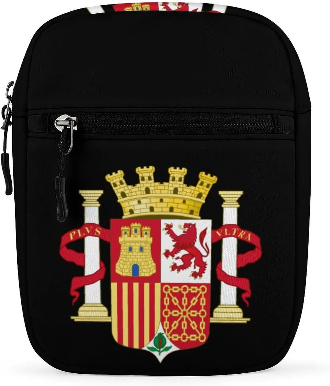 Coat of Arms of Spain Cute Crossbody Bags Small Sling Purse Travel Shoulder Bag with Adjustable Strap for Men Women