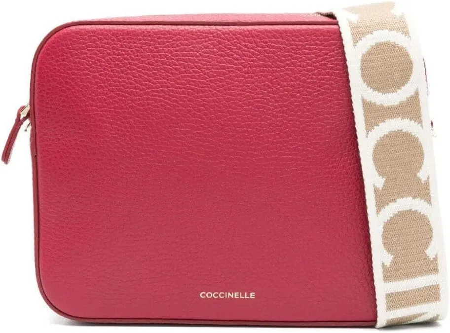 Coccinelle Red Leather Women Women's Handbag