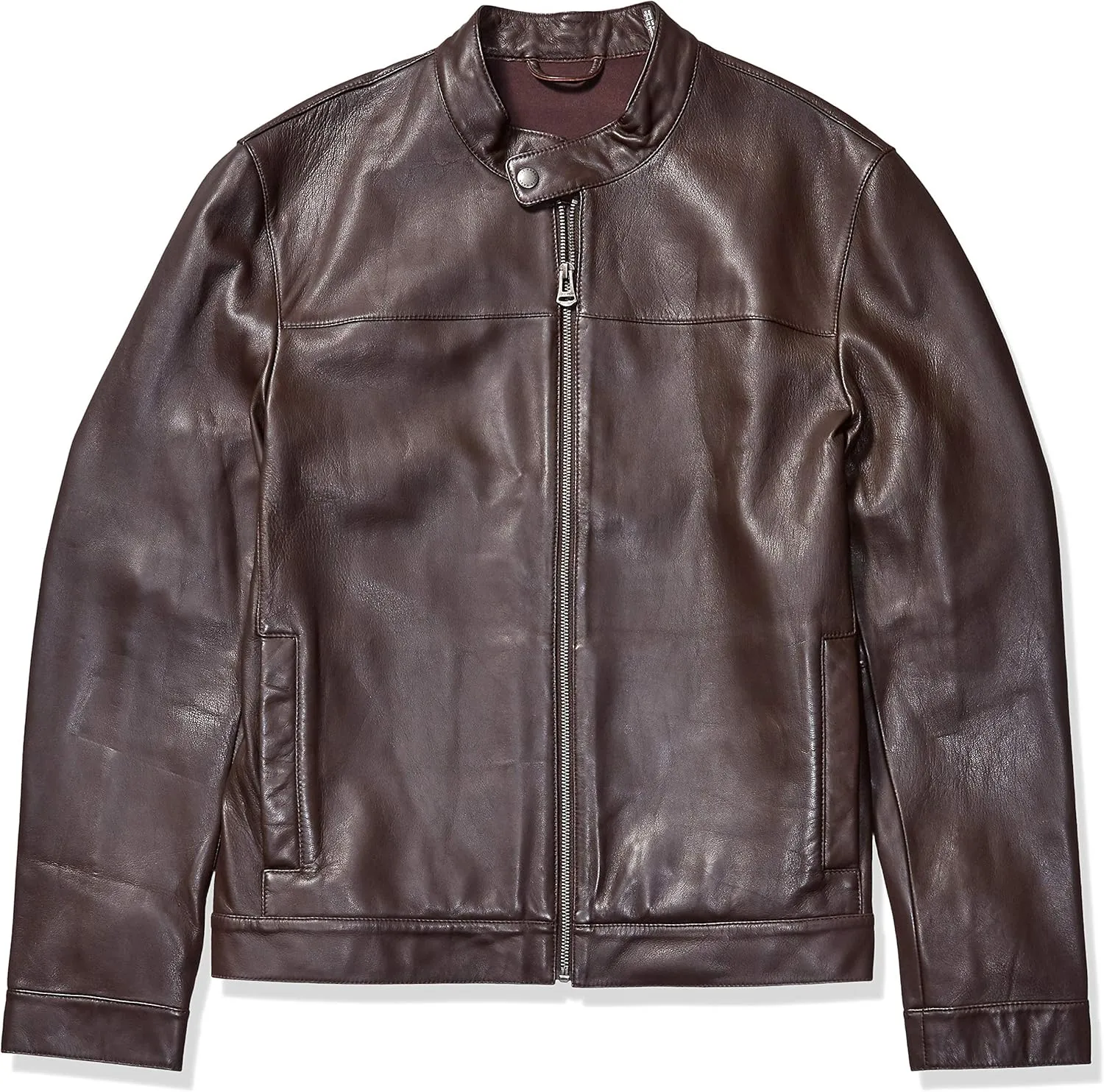 Cole Haan Men's Bonded Leather Moto Jacket