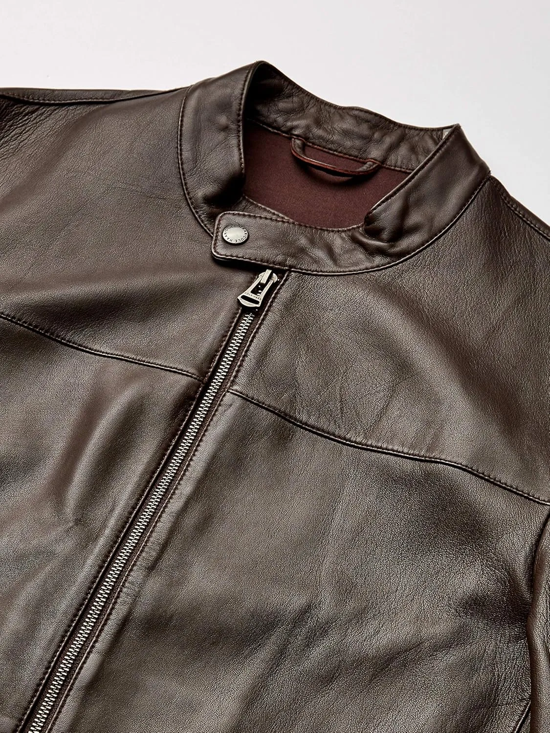 Cole Haan Men's Bonded Leather Moto Jacket