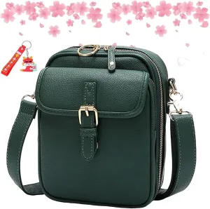 Collaborate Crossbody Leather Bag, Tojoyride Large Capacity Crossbody Bags, Collaboraten1 Purse Vintage Messenger Bag