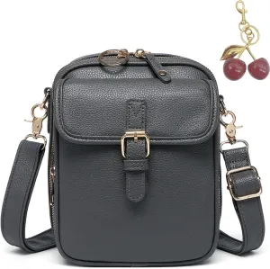 Collaboraten1 Crossbody Leather Bag, Urvashi - Luma Urvashi Retro Double-Layer Large Capacity Mini Crossbody Bags