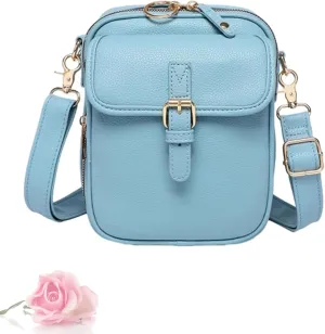 Collaboraten1 Crossbody Leather Bag, Vintage Crossbody Anti Theft Leather Bag, Large Capacity Messenger Bag With Card Slots