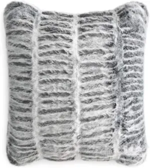 Collection Sculpted Faux Fur Decorative Pillow, 20" x 20"