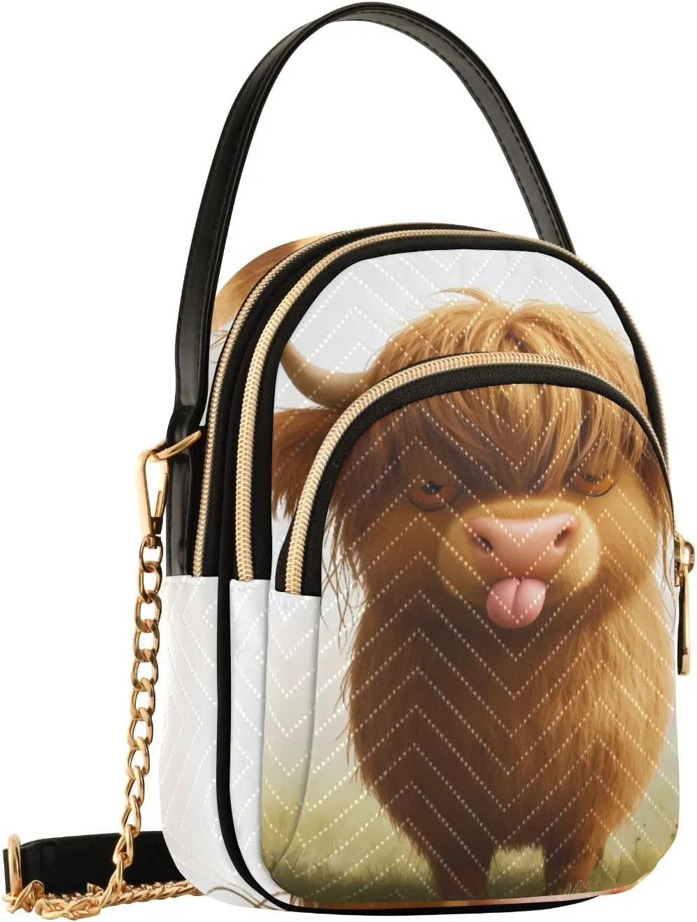 Colorful Small Handbag Crossbody Bag for Women Quilted Bags Shoulder Purse Phone Wallet Chain Bag