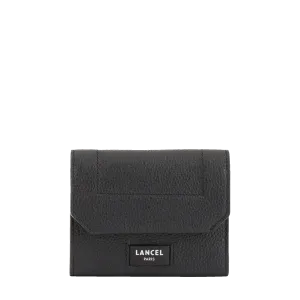 Compact medium wallet with flap