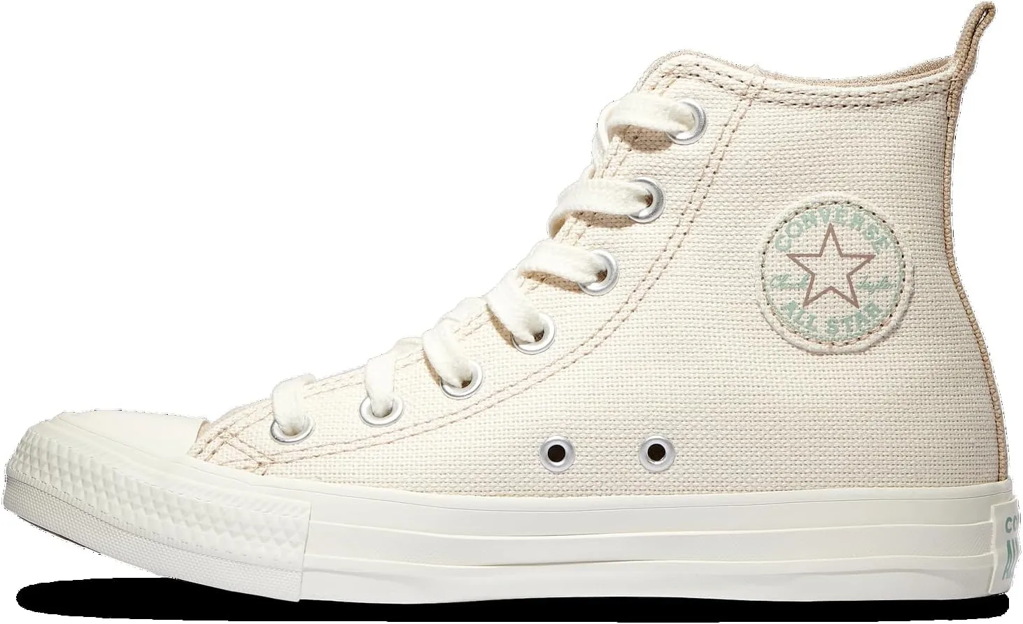 Converse Chuck Taylor All Star Hi - Girls' Grade School (A09127C, White/Nutty Granola/Egret)