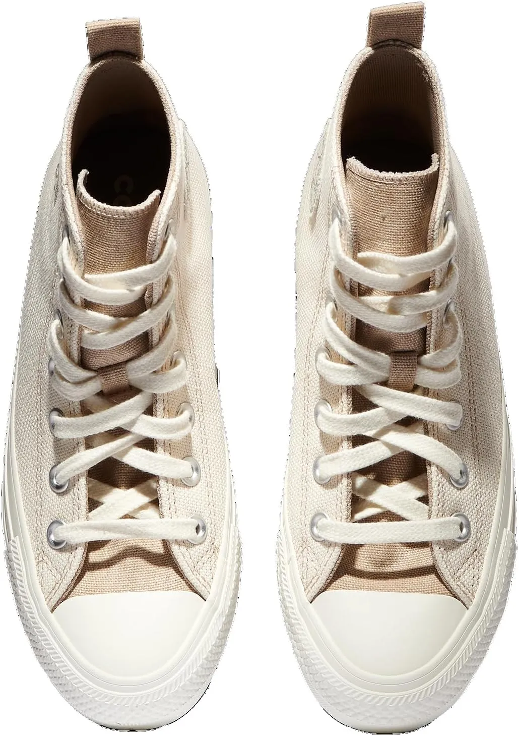Converse Chuck Taylor All Star Hi - Girls' Grade School (A09127C, White/Nutty Granola/Egret)