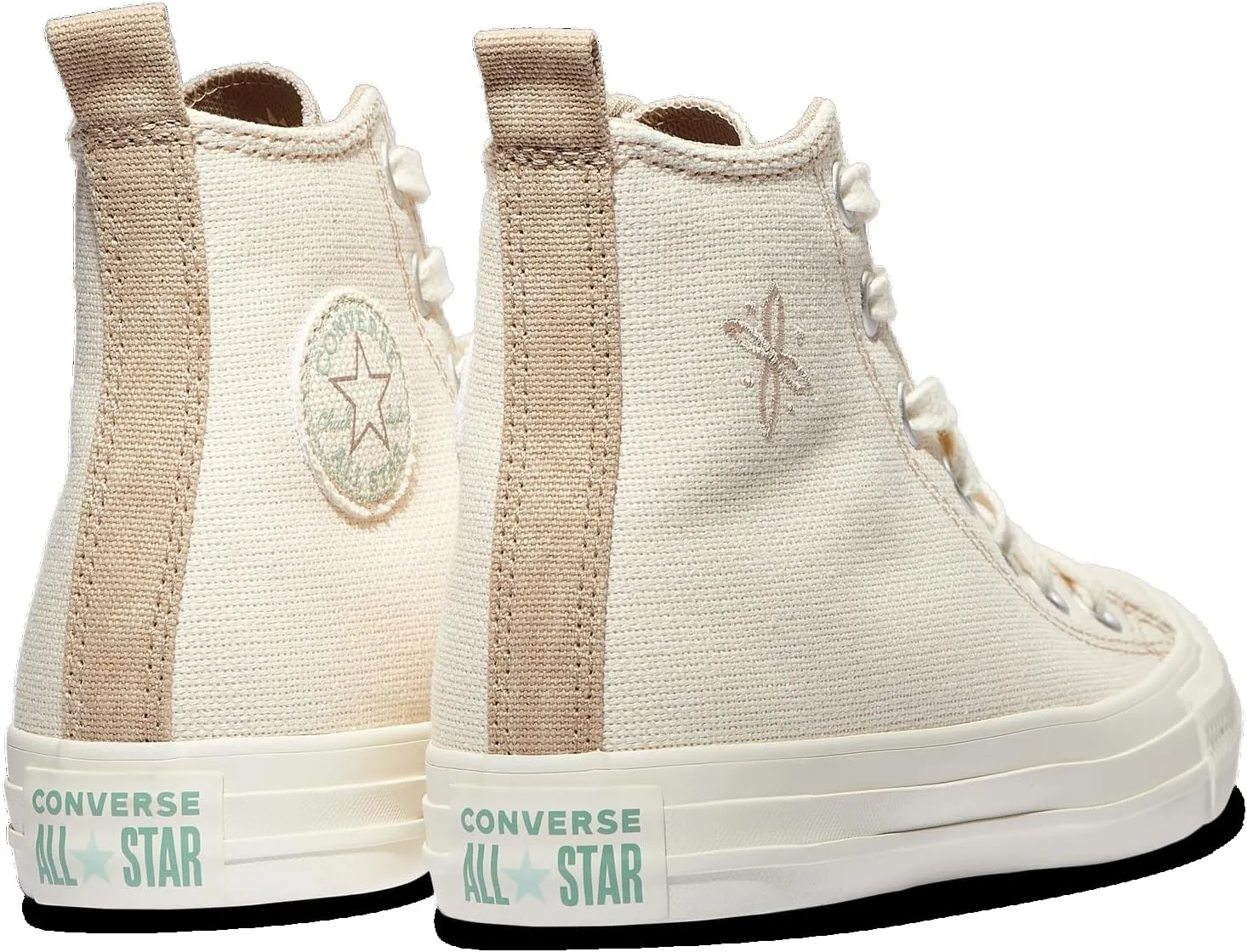 Converse Chuck Taylor All Star Hi - Girls' Grade School (A09127C, White/Nutty Granola/Egret)