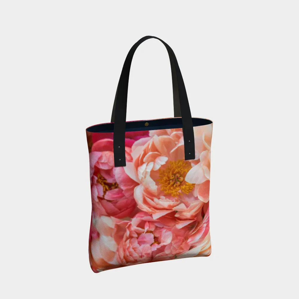Coral Charm Luxury Tote