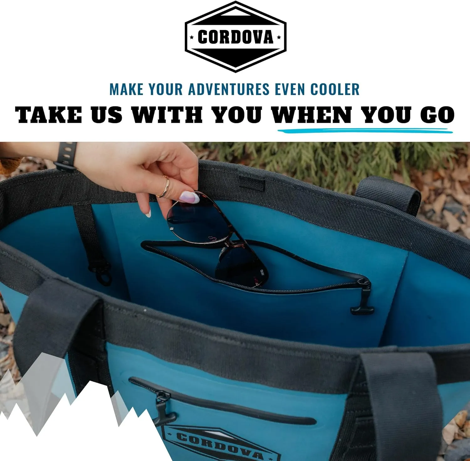 Cordova Outdoors Backcountry Tote - Durable, Added Storage, Easy to Haul Non-Insulated Ballistic Nylon