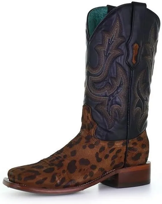 Corral Women`s Camel/Black Embroidered Boot