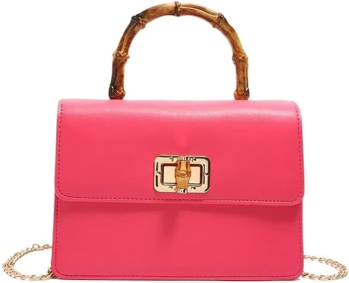 cross-body bag Premium Bamboo Shoulder Bag