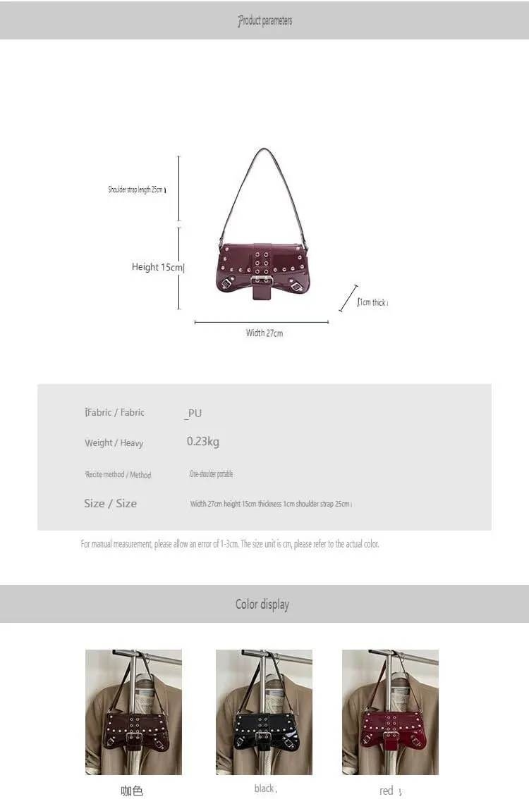 cross-body bag Studded Shoulder Crossbody Bag