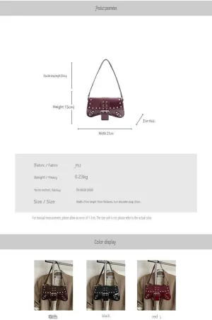 cross-body bag Studded Shoulder Crossbody Bag
