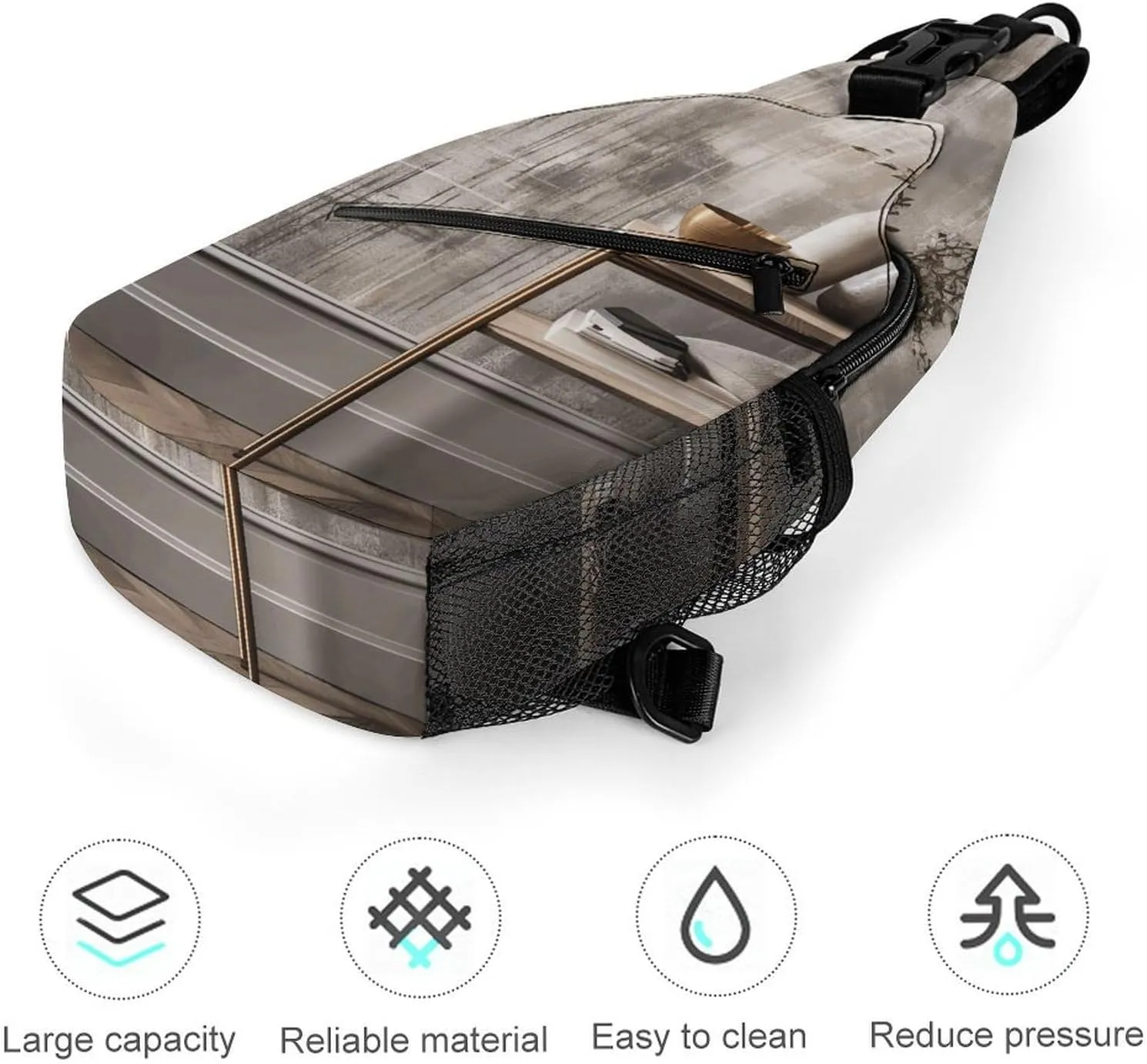 Crossbody Bag for Women Men Chest Bag Floating in The Sling Bag Crossbody Shoulder Bag Sling Backpack