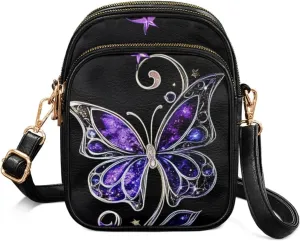Crossbody Bags for Women Small Size Travel Leather Shoulder Purses Mini Satchel Bag