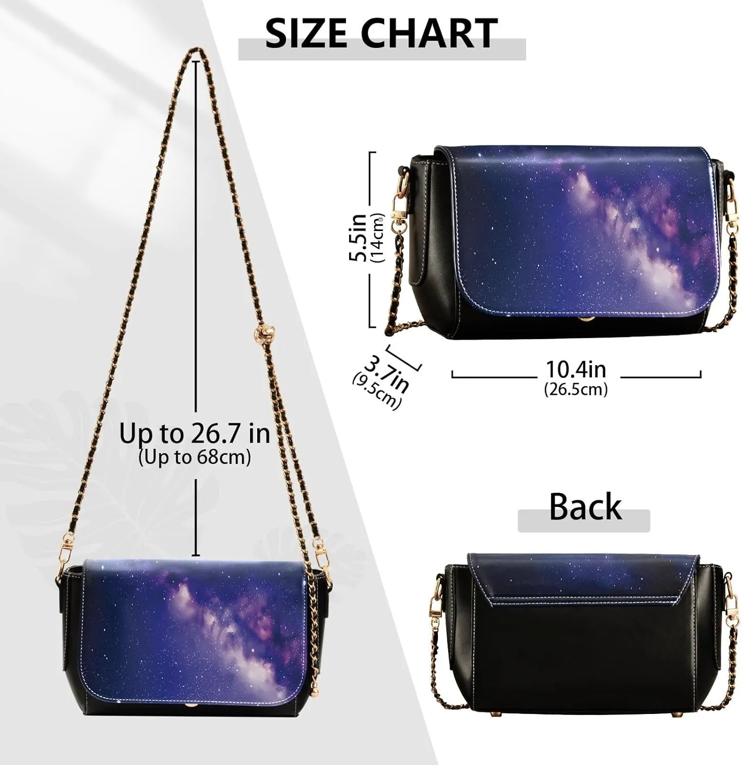 Crossbody Bags for Women Trendy Women's Black Shoulder Bag Small PU Leather Flap Cross Body Bag Handbags
