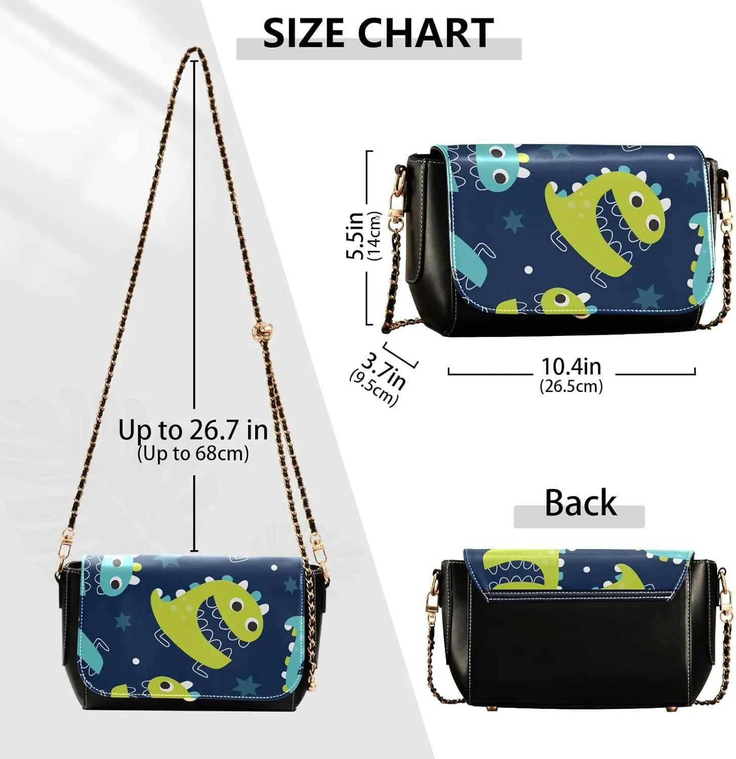 Crossbody Bags for Women Trendy Women's Black Shoulder Bag Small PU Leather Flap Cross Body Bag Handbags