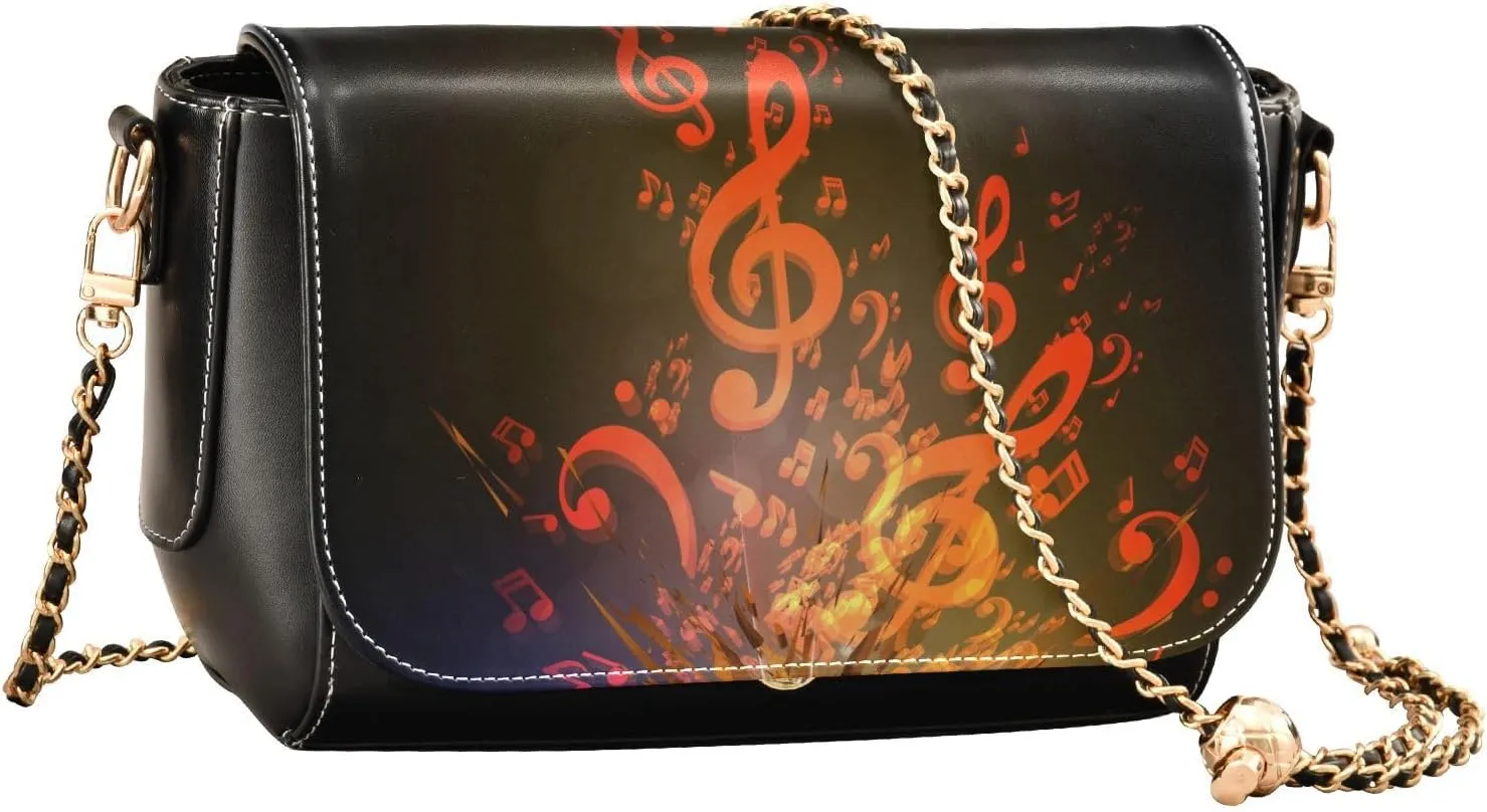 Crossbody Bags for Women Trendy Women's Black Shoulder Bag Small PU Leather Flap Cross Body Bag Handbags